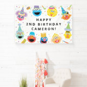Sesame Street Pals Confetti Birthday Banner (InSitu)