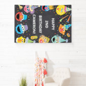Sesame Street Pals Confetti Birthday Banner (InSitu)