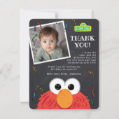 Sesame Street Pals Confetti Birthday Dankeskarte (Vorderseite)