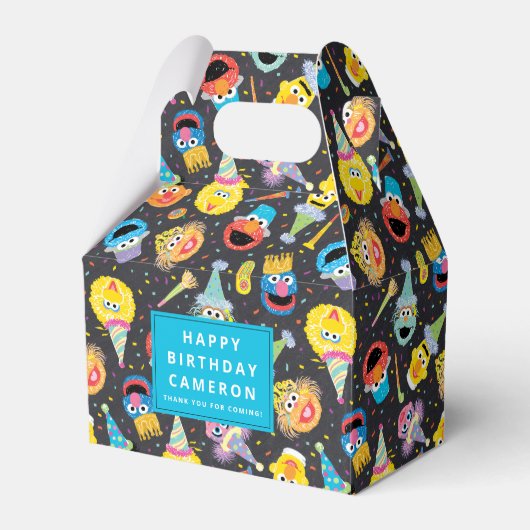 Sesame Street Pals Confetti Birthday Geschenkschachtel (Vorderseite)