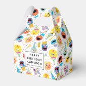 Sesame Street Pals Confetti Birthday Geschenkschachtel (Rückseite)