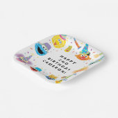 Sesame Street Pals Confetti Birthday Pappteller (Gewinkelt)