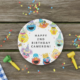 Sesame Street Pals Confetti Birthday Pappteller