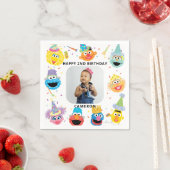 Sesame Street Pals Confetti Birthday Serviette (Beispiel)