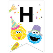 Sesame Street Pals Confetti Birthday Wimpelkette (Zweite Fahne)