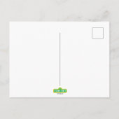 Sesame Street Pals Confetti Einladung zum Geburtst Postkarte (Rückseite)