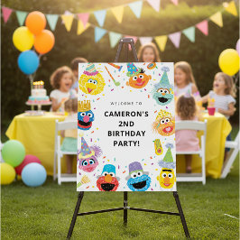 Sesame Street Pals Confetti Geburtstag Willkommen