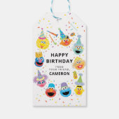 Sesame Street Pals Confetti Happy Birthday Geschenkanhänger (Rückseite)