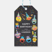 Sesame Street Pals Confetti Happy Birthday Geschenkanhänger (Rückseite)
