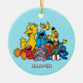 Sesame Street Pals | Customized Name & Photo Keramik Ornament (Vorne)