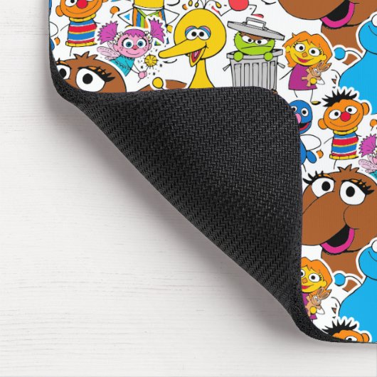 Sesame Street Pals Doodley Pattern Mousepad (Ecke)