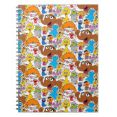 Sesame Street Pals Doodley Pattern Notizblock (Vorderseite)