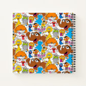 Sesame Street Pals Doodley Pattern Notizblock (Rückseite)