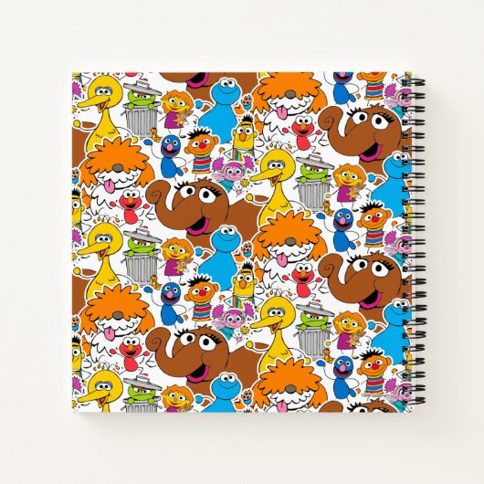 Sesame Street Pals Doodley Pattern Notizblock (Rückseite)