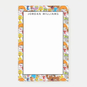 Sesame Street Pals Doodley Pattern Post-it Klebezettel (Vorderseite)