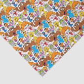 Sesame Street Pals Doodley Pattern Seidenpapier (Ausschnitt)