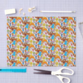 Sesame Street Pals Doodley Pattern Seidenpapier (Handwerk)