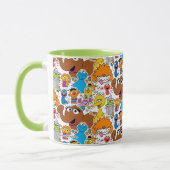 Sesame Street Pals Doodley Pattern Tasse (Links)