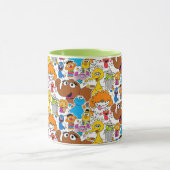 Sesame Street Pals Doodley Pattern Tasse (Zentrum)