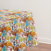 Sesame Street Pals Doodley Pattern Tischdecke (Beispiel)