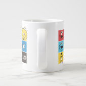 Sesame Street Pals | Farbblöcke Jumbo-Tasse (Rückseite)