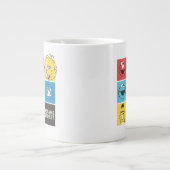 Sesame Street Pals | Farbblöcke Jumbo-Tasse (Vorderseite)