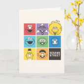 Sesame Street Pals | Farbblöcke Karte (Gelbe Blume)