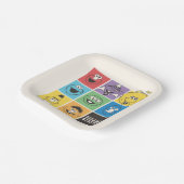 Sesame Street Pals | Farbblöcke Pappteller (Gewinkelt)