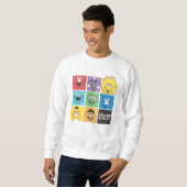Sesame Street Pals | Farbblöcke Sweatshirt (Vorne ganz)