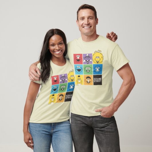 Sesame Street Pals | Farbblöcke T-Shirt (Unisex)