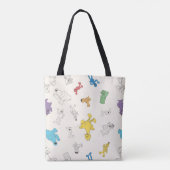 Sesame Street Pals | Farbblöcke Tasche (Rückseite)