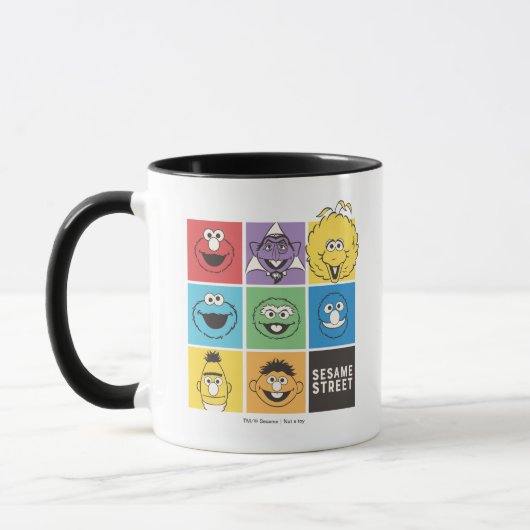 Sesame Street Pals | Farbblöcke Tasse (Links)