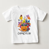 Sesame Street Pals | Frohe Halloween Baby T-shirt (Vorderseite)