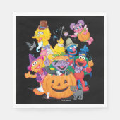 Sesame Street Pals | Frohe Halloween Serviette (Vorderseite)