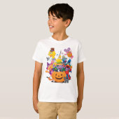 Sesame Street Pals | Frohe Halloween T-Shirt (Vorne ganz)