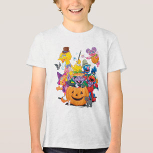 Sesame Street Pals   Frohe Halloween Tri-Blend Shirt
