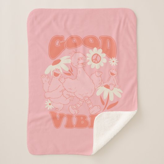 Sesame Street Pals | Good Vibes Sherpadecke (Vorderseite)
