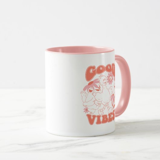 Sesame Street Pals | Good Vibes Tasse (VorderseiteRechts)