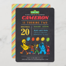 Sesame Street Pals | Khalkboard Balloons Geburtsta