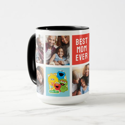 Sesame Street Pals | Mama FotoCollage Tasse (Vorderseite Links)