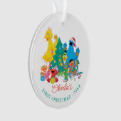 Sesame Street Pals | Mein erstes Weihnachtsfest-Fo Ornament (Vorderseite)