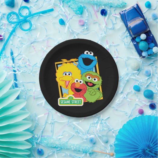 Sesame Street Pals Pappteller (Party)
