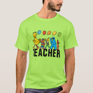 Sesame Street Pals   Party Balloons Lehrer T-Shirt