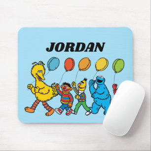 Sesame Street Pals Party Balloons Mousepad