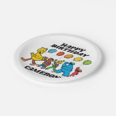 Sesame Street Pals | Party Balloons Papier Teller (Schrägansicht)