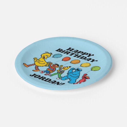 Sesame Street Pals | Party Balloons Pappteller (Schrägansicht)