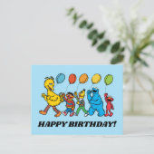 Sesame Street Pals | Party Balloons Postkarte (Stehend Vorderseite)