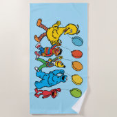 Sesame Street Pals | Party Balloons Strandtuch (Vorderseite)