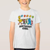 Sesame Street Pals | Party Balloons Tri-Blend Shirt (Vorderseite)