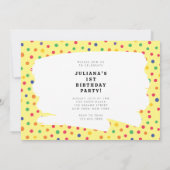 Sesame Street Pals Rainbow Birthday Einladung (Rückseite)